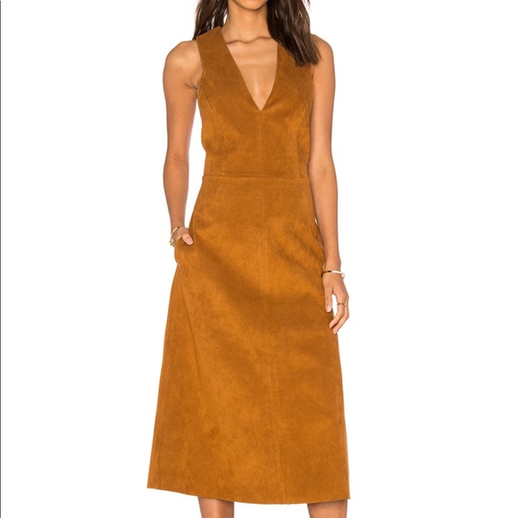 Tibi Dresses & Skirts - Tibi Castora Faux Suede Dress